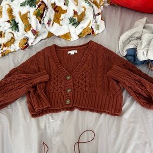 Two-piece, tank top and sweater